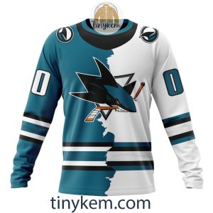 Personalized San Jose Sharks Home Mix Away Kits 2023 Hoodie Tshirt Sweatshirt2B4 DESkF