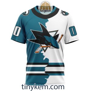 Personalized San Jose Sharks Home Mix Away Kits 2023 Hoodie Tshirt Sweatshirt2B6 GWS5V