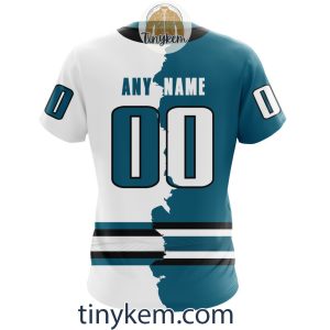 Personalized San Jose Sharks Home Mix Away Kits 2023 Hoodie Tshirt Sweatshirt2B7 Mtx4d