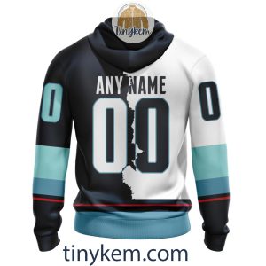 Personalized Seattle Kraken Home Mix Away Kits 2023 Hoodie Tshirt Sweatshirt2B3 FPLFh