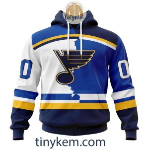 St. Louis Blues Shamrocks Customized Hoodie, Tshirt: Gift for St Patrick’s Day