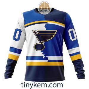 Personalized St. Louis Blues Home Mix Away Kits 2023 Hoodie Tshirt Sweatshirt2B4 0Hh40