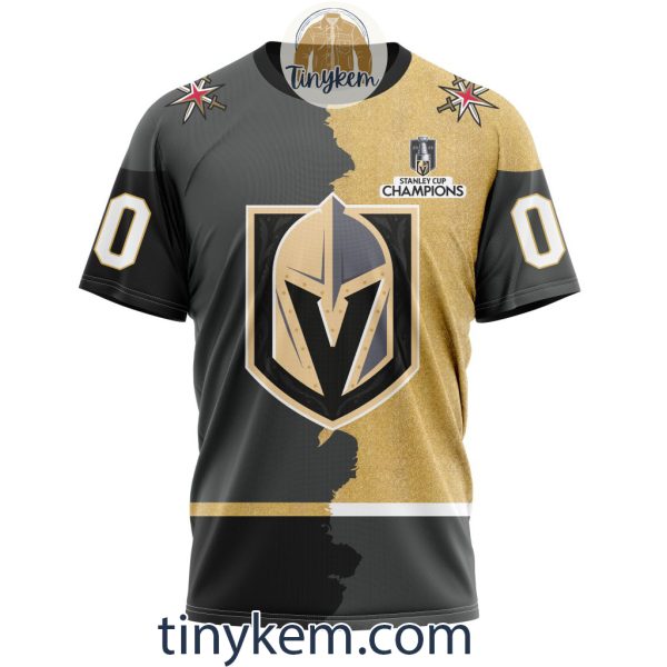 Personalized Vegas Golden Knights Home Mix Away Kits 2023 Hoodie, Tshirt, Sweatshirt