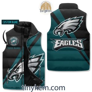 Philadelphia Eagles Customized Puffer Sleeveless Jacket2B2 xCeAp