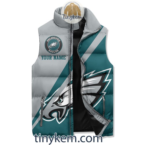 Philadelphia Eagles Customized Puffer Sleeveless Jacket