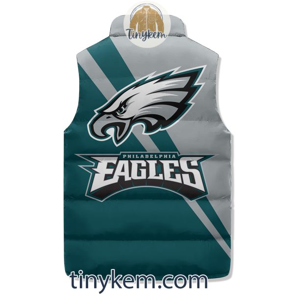 Philadelphia Eagles Customized Puffer Sleeveless Jacket