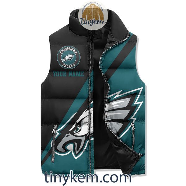 Philadelphia Eagles Customized Puffer Sleeveless Jacket