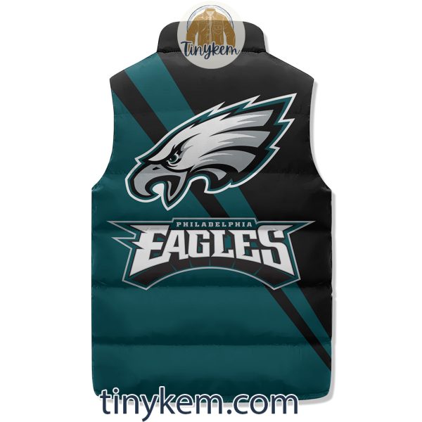 Philadelphia Eagles Customized Puffer Sleeveless Jacket