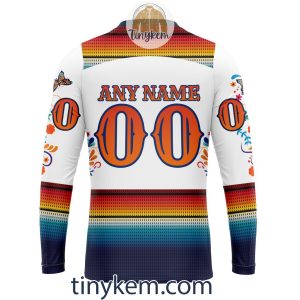 Philadelphia Flyers With Dia De Los Muertos Design On Custom Hoodie Tshirt2B5 iVyNG