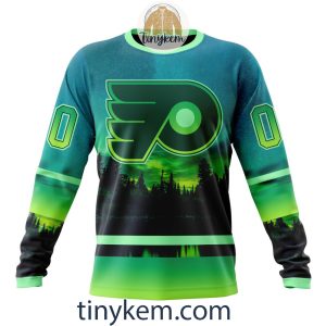 Philadelphia Flyers With Special Northern Light Design 3D Hoodie Tshirt2B4 0cuQI