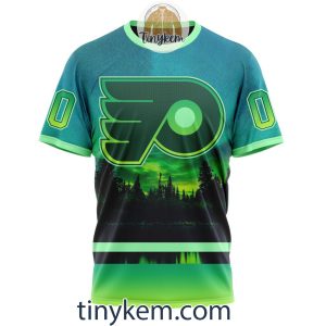Philadelphia Flyers With Special Northern Light Design 3D Hoodie Tshirt2B6 kt5I6