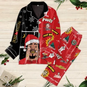 Post Malone Christmas Pajamas Set