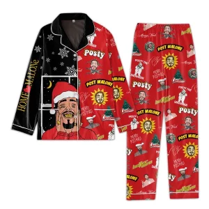Post Malone Christmas Pajamas Set2B2 f0fRZ