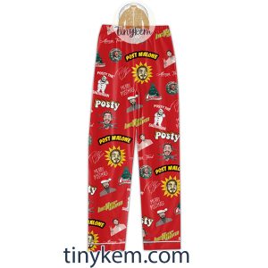 Post Malone Christmas Pajamas Set2B4 tJGe8