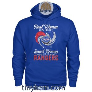 Real Women Love Hockey Smart Women Love NY Rangers Shirt2B2 PL71m