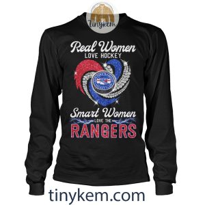 Real Women Love Hockey Smart Women Love NY Rangers Shirt2B4 HvybQ