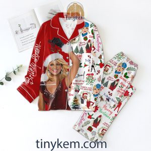 Britney Spears Christmas Puffer Sleeveless Jacket
