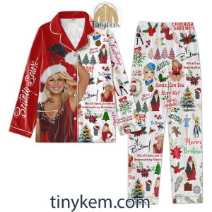 Santa Britney Spears Pajamas Set2B2 qkkce