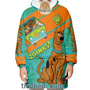 Scooby Doo Cartoon Fleece Blanket Hoodie
