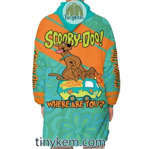 Scooby Doo Cartoon Fleece Blanket Hoodie2B3 M3Mho