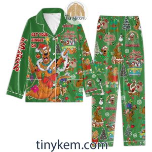 Scooby Doo Christmas Pajamas Set Merry Christmas Scoobies2B4 MelXE