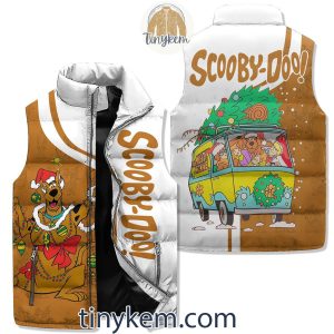 Scooby Doo Customized Puffer Sleeveless Jacket: Just Doo It