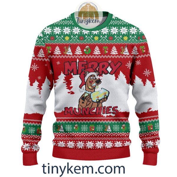 Scooby Doo Ugly Christmas Sweater: Merry Munchies