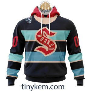 Seattle Kraken With Special Northern Light Design 3D Hoodie, Tshirt