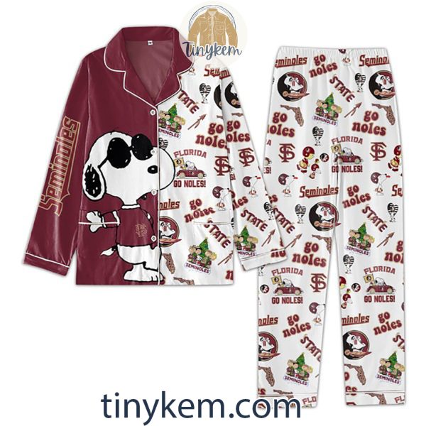 Seminoles Snoopy Pajamas Set