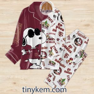 Seminoles Snoopy Pajamas Set2B4 sSoMG