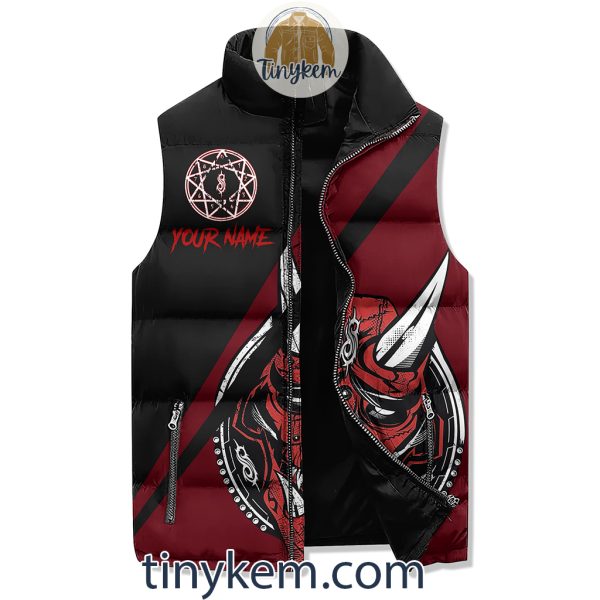 Slipknot Customized Puffer Sleeveless Jacket: Step Inside And See