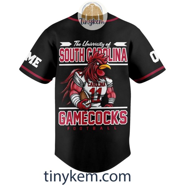 South Carolina Gamecocks Football Mascot Customized Baseball Jersey