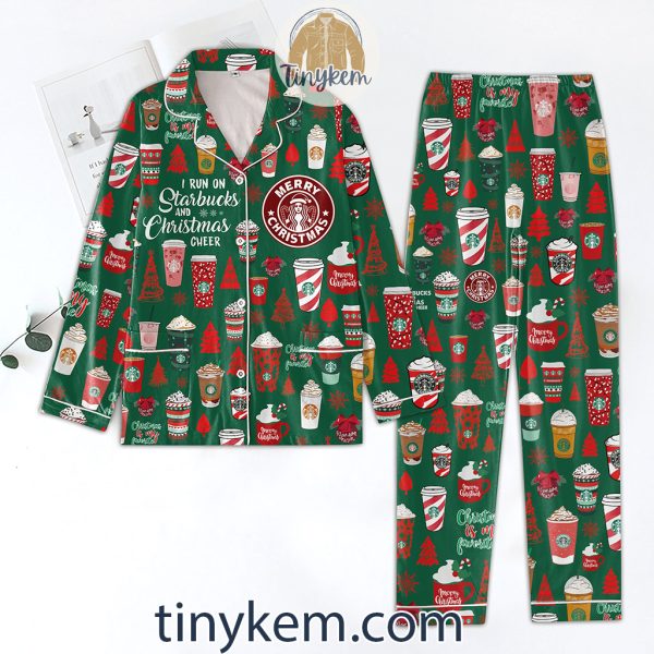 Starbucks Coffee Christmas Pajamas Set