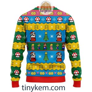 Super Mario Christmas Ugly Sweater2B3 ySWEu