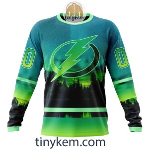 Tampa Bay Lightning With Special Northern Light Design 3D Hoodie Tshirt2B4 PZRPR