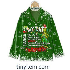 The Grinch Schedule Christmas Pajamas Set2B2 ea2Y8