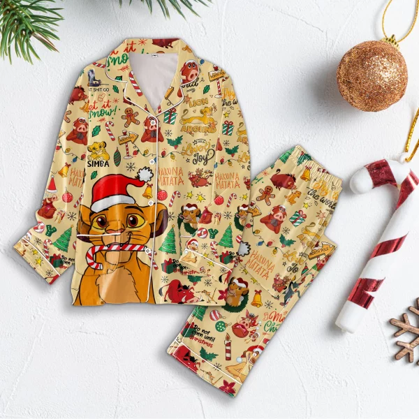 The Lion King Christmas Pajamas Set: Hakuna Matata