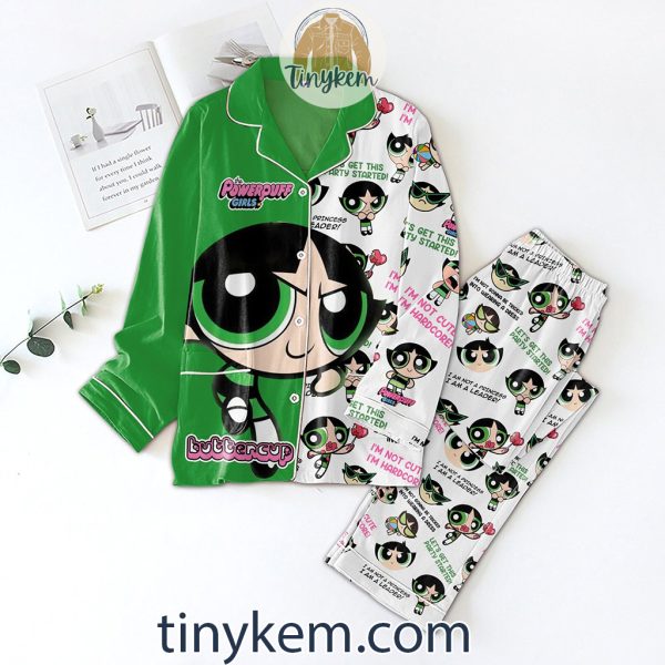 The Powerpuff Girls Pajamas Set In Various Styles Of Buttercup, Blossom And Bubbles