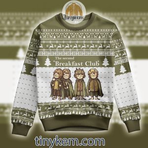 The Second Breakfast Club LOTR Ugly Sweater