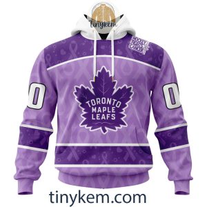 Toronto Maple Leafs Customized St.Patrick’s Day Design Vneck Long Sleeve Hockey Jersey