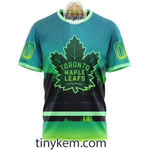 Toronto Maple Leafs With Special Northern Light Design 3D Hoodie Tshirt2B6 WsSkm