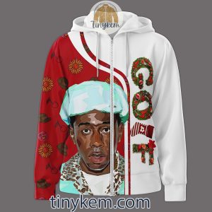 Tyler the Creator Christmas Zip Hoodie Call Me If You Get Lost2B2 jz64Z