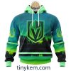 Washington Capitals With Special Northern Light Design 3D Hoodie, Tshirt