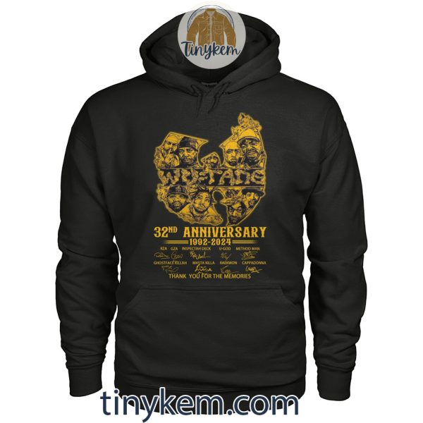 Wu-tang Clan 32ND Anniversary 1992-2024 Unisex Tshirt