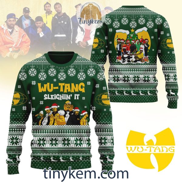 Wu-tang Clan Ugly Christmas Sweater: Sleighin’ It