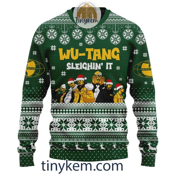 Wu-tang Clan Ugly Christmas Sweater: Sleighin’ It