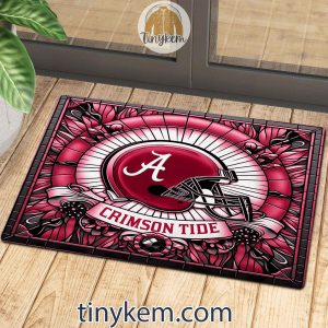 Alabama Crimson Tide Stained Glass Design Doormat2B3 5NEre