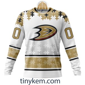Anaheim Ducks Autism Awareness Customized Hoodie Tshirt Sweatshirt2B4 DfKDk