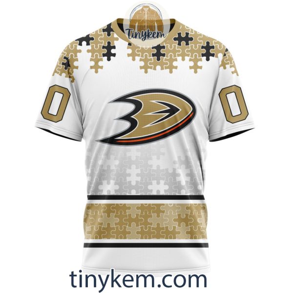 Anaheim Ducks Autism Awareness Customized Hoodie, Tshirt, Sweatshirt