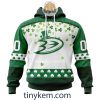 Anaheim Ducks Hoodie, Tshirt With Personalized Design For St. Patrick Day